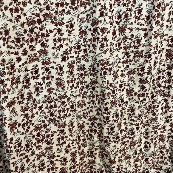 Lucky Brand Long Sleeve Floral Print Blouse - Picture 10 of 11